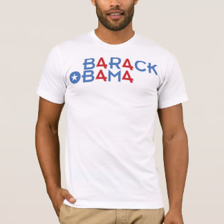 Het 44e President, Barack Obama, Vier Rood 4's T-shirt