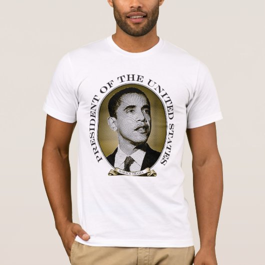 Het 44e President heeft de Verenigde Staten - Obam T-shirt (Voorkant)