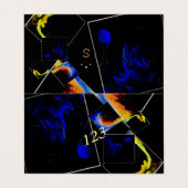 Het 47e Euclid-probleem Visitekaartje (Buitenkant ongevouwen)