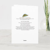 Het 4:13 van Philippians van het Wenskaart van de Kaart (Achterkant)