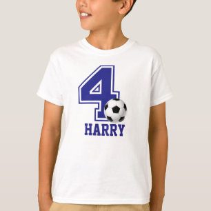 het 4de gepersonaliseerde voetbal van het t-shirt