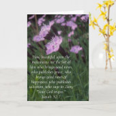 Het 52:7 van Isaiah Kaart (Gele Bloem)