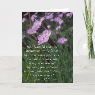 Het 52:7 van Isaiah Kaart