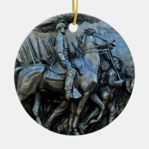 Het 54e Massachusetts Volunteer Infantry Regiment Keramisch Ornament
