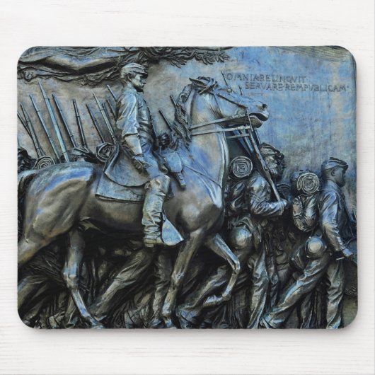 Het 54e Massachusetts Volunteer Infantry Regiment Muismat (Voorkant)