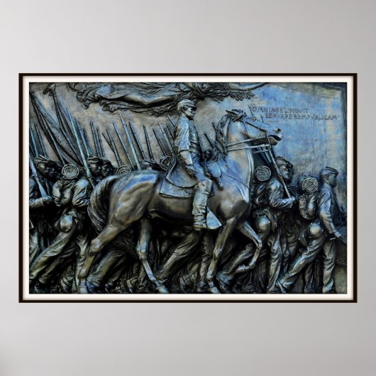 Het 54e Massachusetts Volunteer Infantry Regiment Poster (Voorkant)