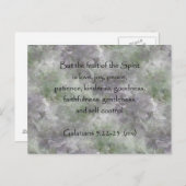 Het 5:22 van Galatians - Fruit 23 ~ van de Geest Briefkaart (Voorkant / Achterkant)
