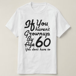 Het 60-jarige kind t-shirt