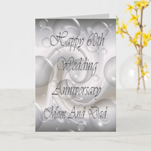 het 60ste Jubileum van het Huwelijk voor de Kaart (Gele Bloem)