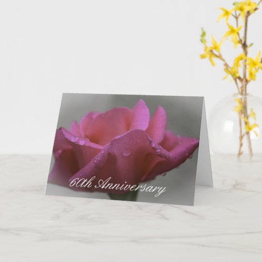 het 60ste Wenskaart van het Jubileum Kaart (Gele Bloem)