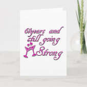 het 61ste jaarverjaardag kaart (Voorkant)