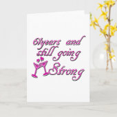 het 61ste jaarverjaardag kaart (Gele Bloem)