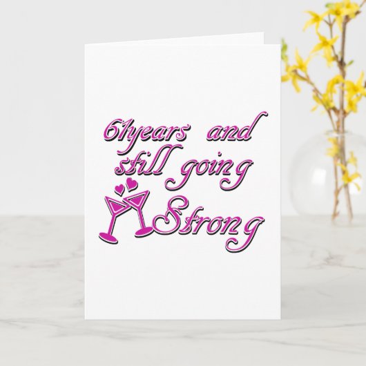 het 61ste jaarverjaardag kaart (Gele Bloem)