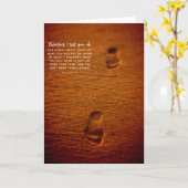 Het 6:25 van Matthew van het Zand van de Kaart (Gele Bloem)