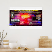 Het 70ste Jubileum van Israël - Varkenshabenproduc Poster (Keuken)