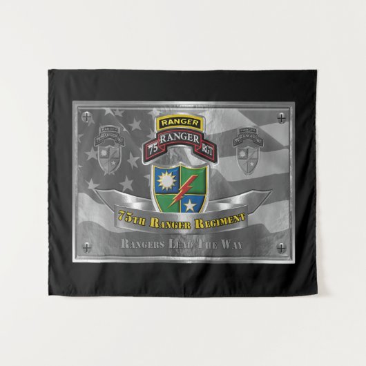 Het 75e Ranger Regiment Wandkleed (Voorkant (horizontaal))