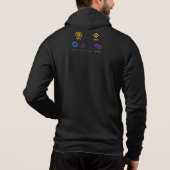 Het 7 crypto-ontwerp hoodie (Achterkant)