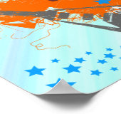 Het 80-muziekPoster Retro Poster (Hoek)