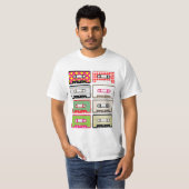 Het 80-Shirt voor gemengde tapes T-shirt (Voorkant volledig)