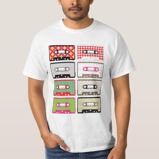 Het 80-Shirt voor gemengde tapes T-shirt (Voorkant)
