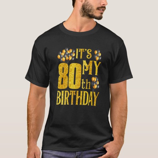 Het 80e verjaardag Happy 1942 T-shirt voor de gebo (Voorkant)