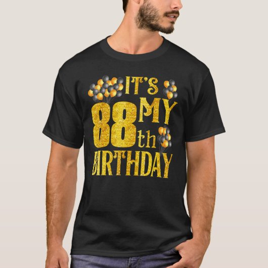 Het 88ste verjaardag Happy T-shirt 1934 voor de ge (Voorkant)