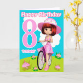 het 8ste Mooie Meisje van de Kaart van de (Gele Bloem)