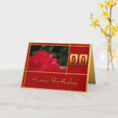 het 90ste Wenskaart van het Citaat van de Kaart (Gele Bloem)