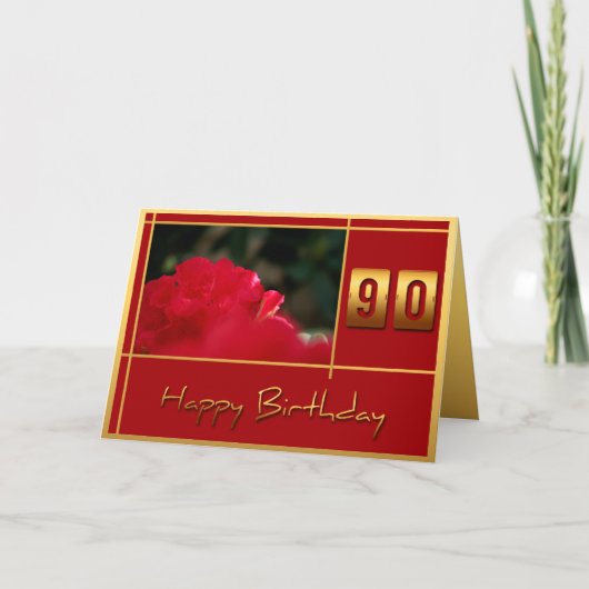 het 90ste Wenskaart van het Citaat van de Kaart (Voorkant)