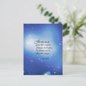 Het 91:11 van de psalm briefkaart (Staand voorkant)