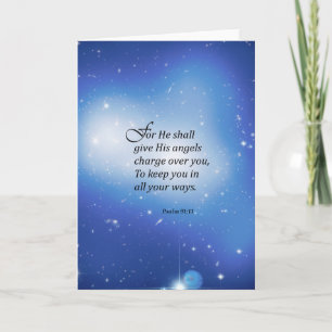 Het 91:11 van de psalm kaart
