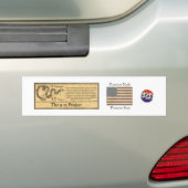 Het 9-12-project bumpersticker (Op auto)