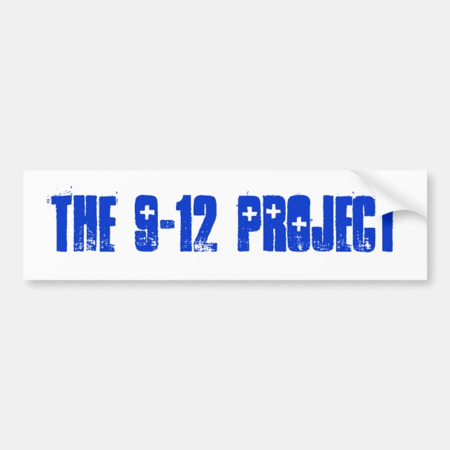 HET 9-12-PROJECT BUMPERSTICKER (Voorkant)