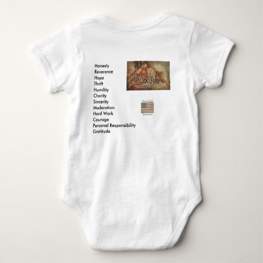 Het 9-12-project mozaïek en de 12 waarden romper (Achterkant)