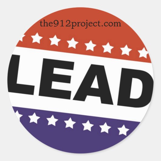 Het 9-12 project ronde sticker (Voorkant)