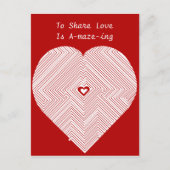 Het a-Labyrint van de Liefde van het aandeel PC Briefkaart (Voorkant)