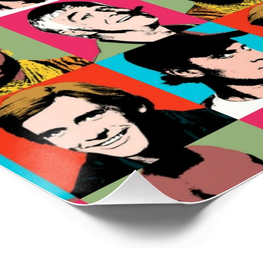 Het A-Team geïnspireerde Karakterontwerp Retro TV  Perfect Poster (Hoek)