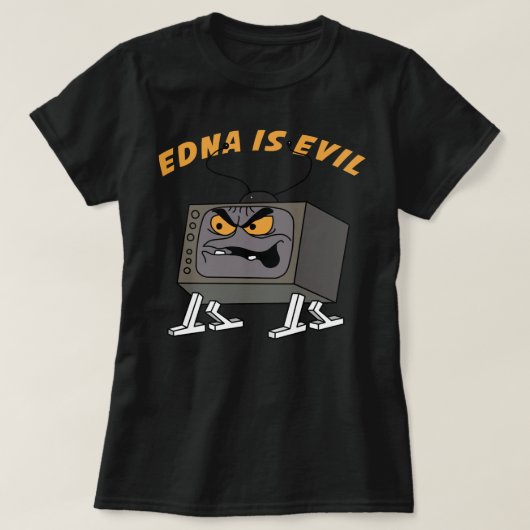 Het aambeeld Edna is een boze Klassiek T-shirt (Design voorkant)
