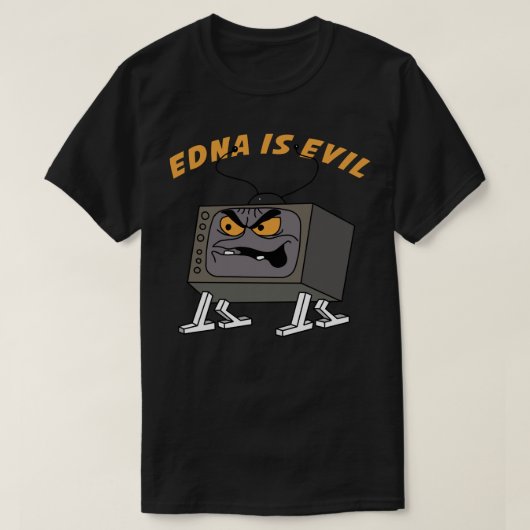 Het aambeeld Edna is een boze Klassiek T-shirt (Design voorkant)