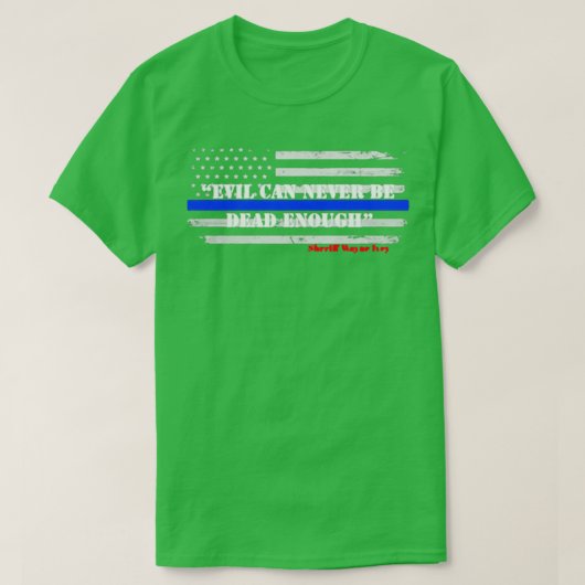 Het aambeeld kan nooit dood genoeg zijn t-shirt (Design voorkant)