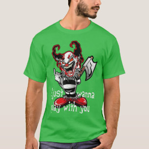 Het aambeeld scheurt... ik wil eng Halloween spele T-shirt