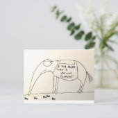 Het aanbod van Aardvark Briefkaart (Staand voorkant)