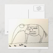 Het aanbod van Aardvark Briefkaart (Voorkant / Achterkant)