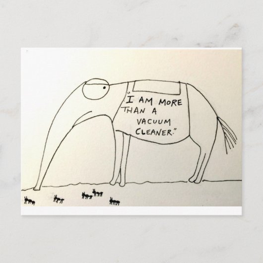 Het aanbod van Aardvark Briefkaart (Voorkant)