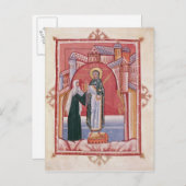 Het aanbod van Abbess Hilda Briefkaart (Voorkant / Achterkant)