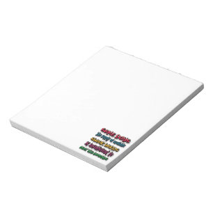 Het aanbod van beschikbare zwevende woorden is ont notitieblok