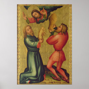 Het aanbod van Cain en Abel Poster
