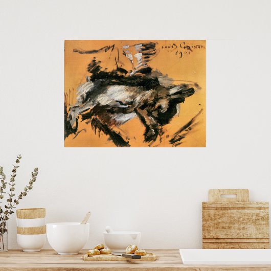 Het aandeel van Lovis Corinth Poster (Keuken)