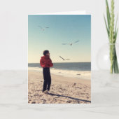 Het aangename strand kaart (Voorkant)