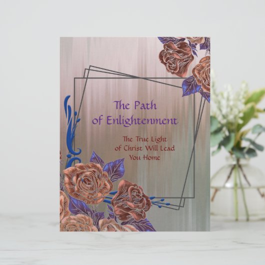 Het aangepaste document van de Verlichting van de  (Staand voorkant)